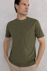 Pedro del Hierro Basic T-shirt Green