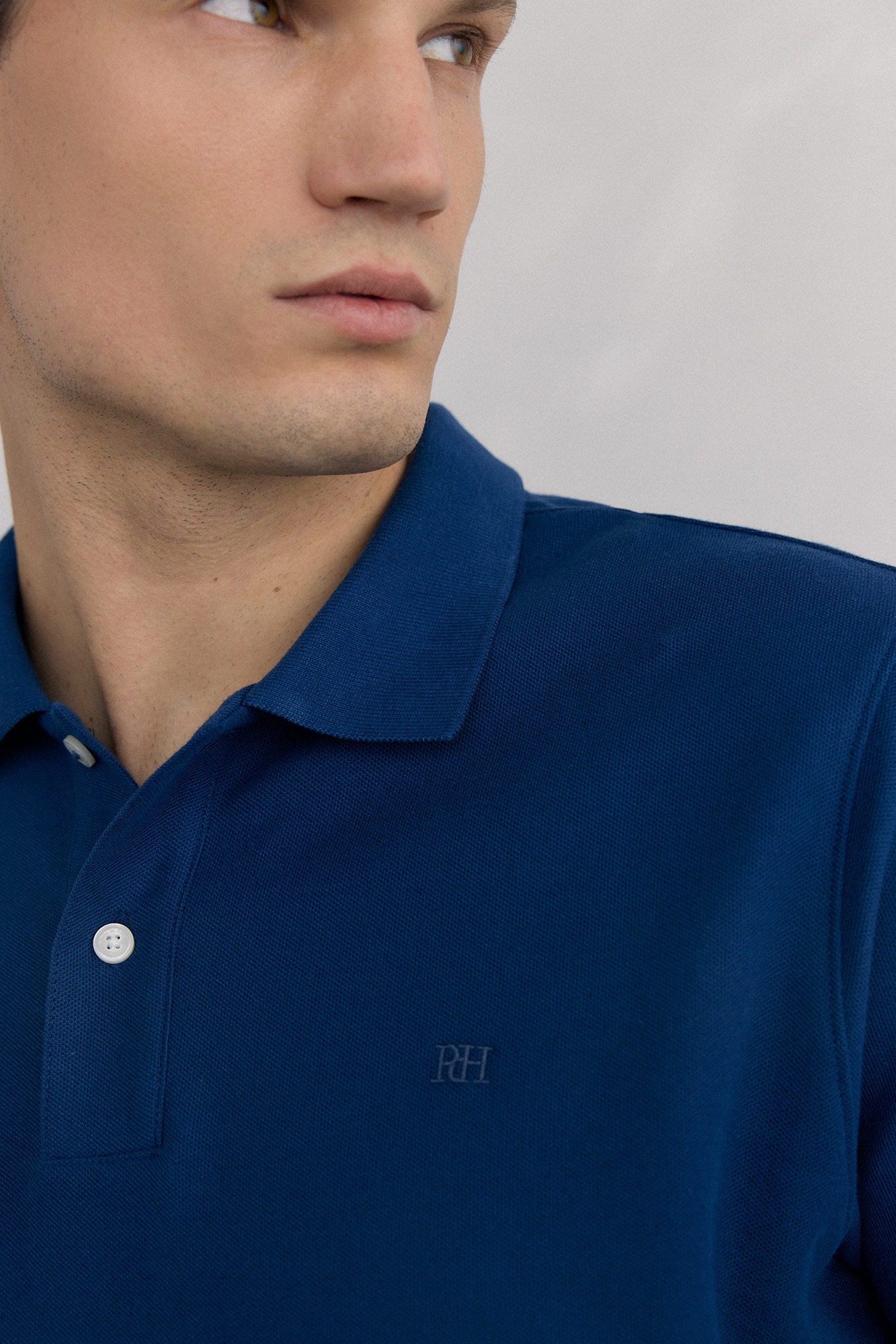 Pedro del Hierro Polo b&aacute;sico em piqu&eacute;
