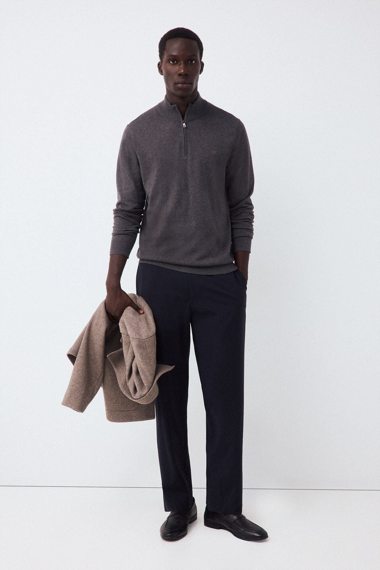 Pedro del Hierro Cal&ccedil;a com el&aacute;stico atr&aacute;s regular Azul