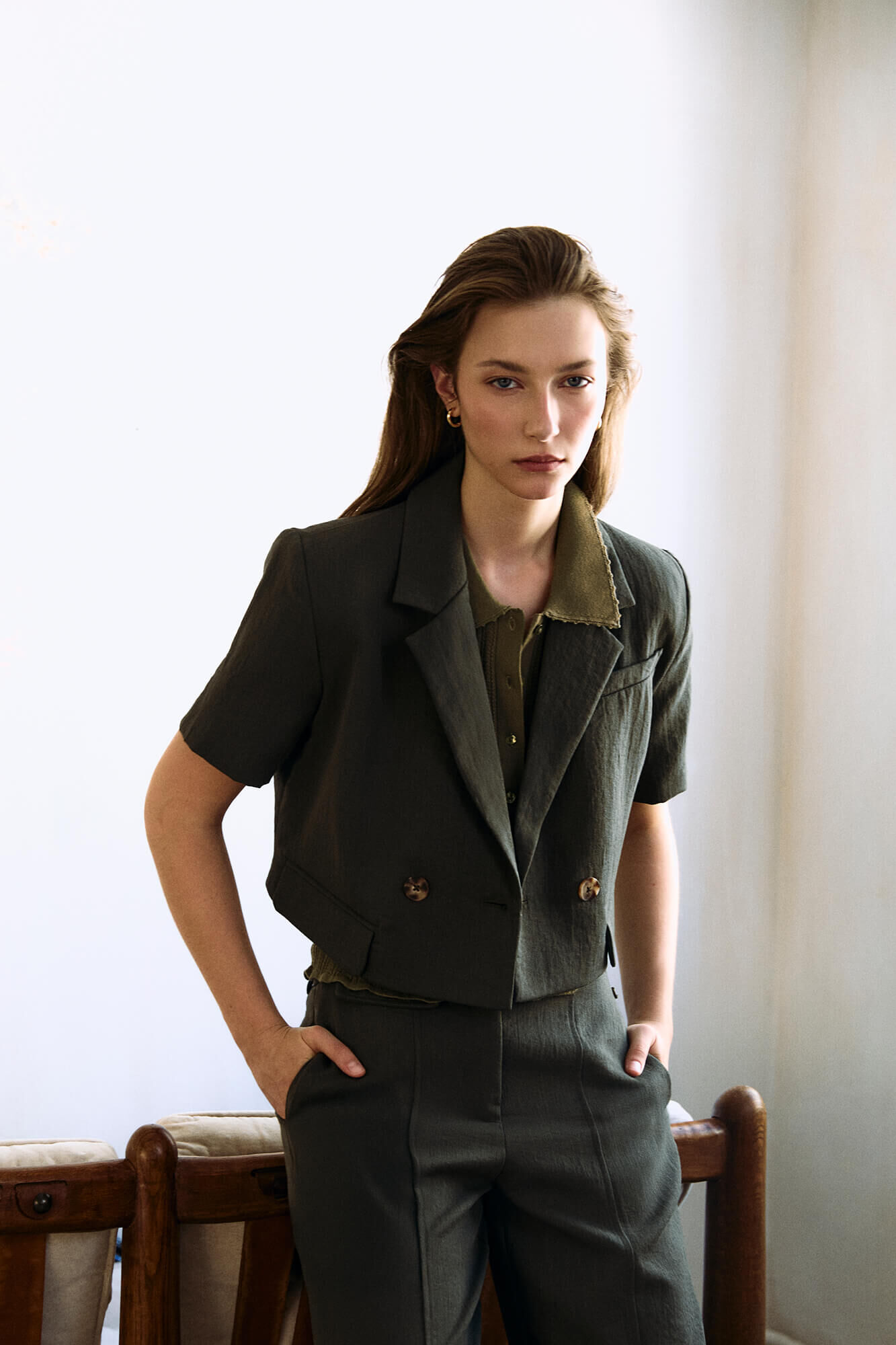 Pedro del Hierro Blazer crop