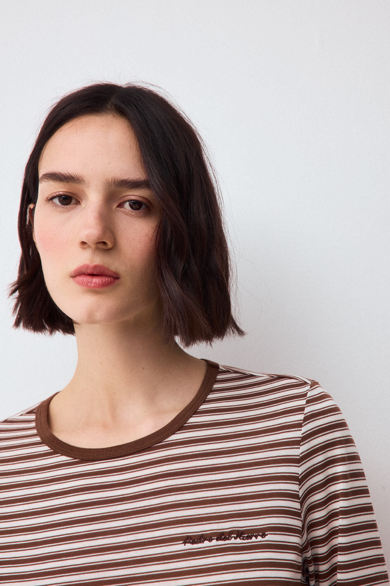 Pedro del Hierro Camiseta manga larga rayas