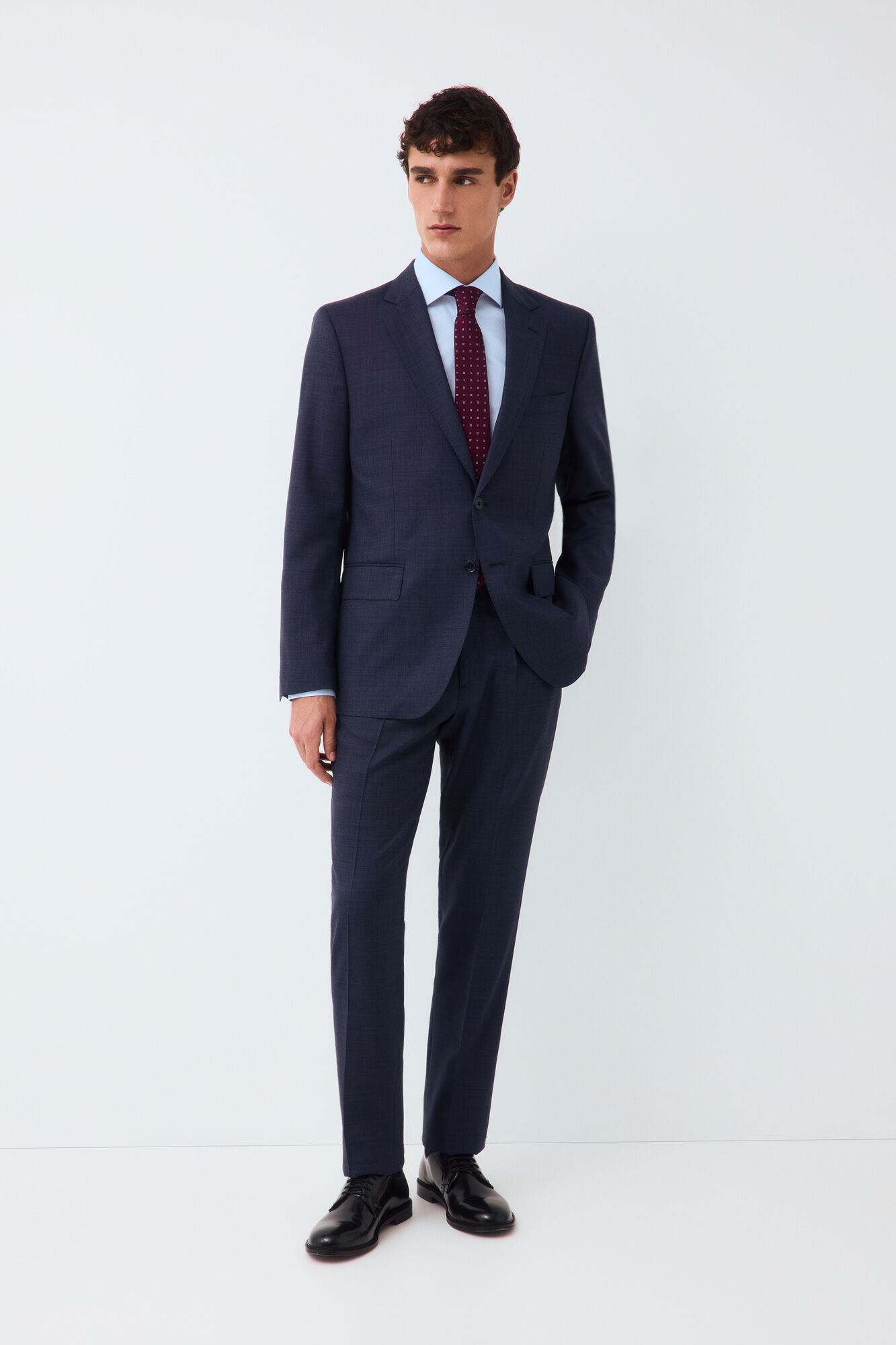 Pedro del Hierro Blue tailored coordinated suit jacket Blue