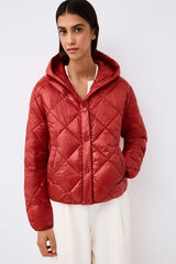 Pedro del Hierro Short hooded parka Red
