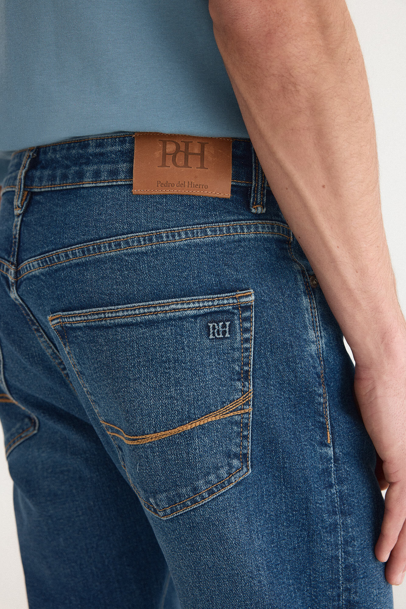 Pedro del Hierro Jeans premium flex regular Azul