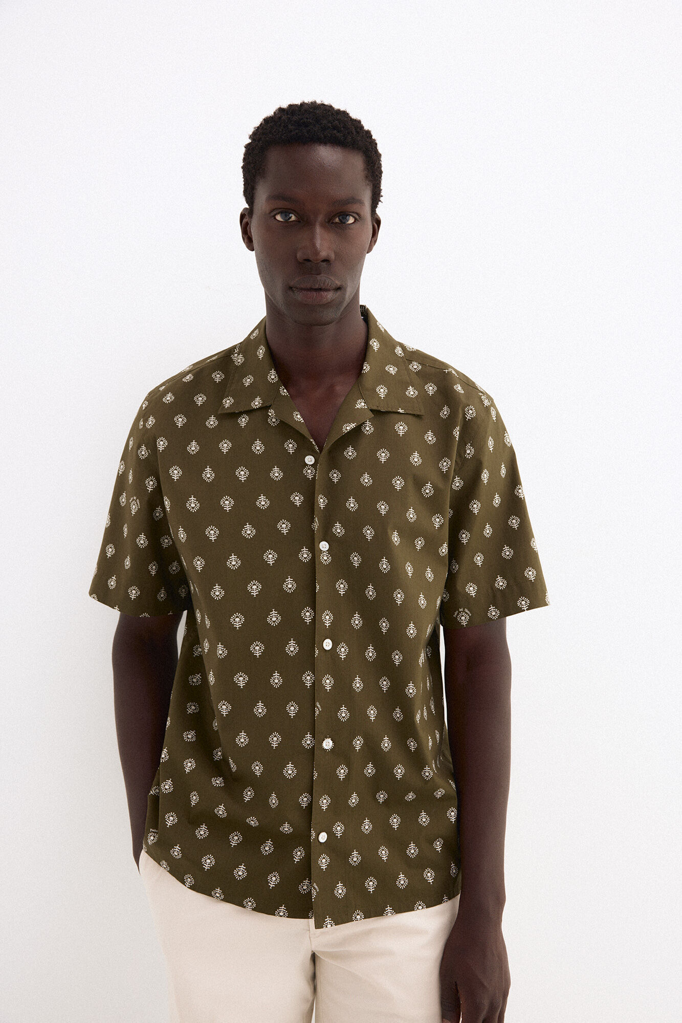 Pedro del Hierro Printed short sleeve shirt