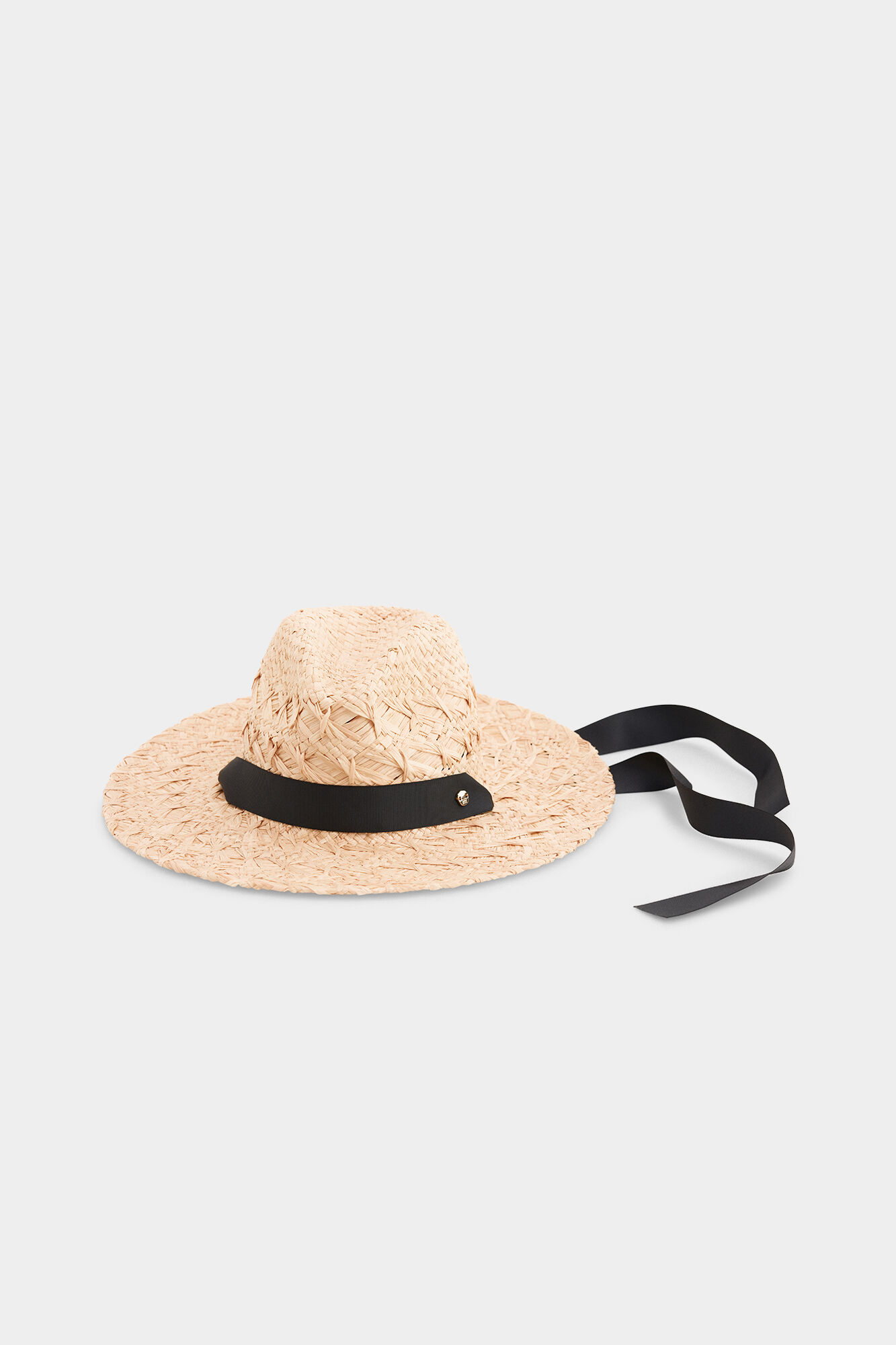 Pedro del Hierro Braided raffia hat