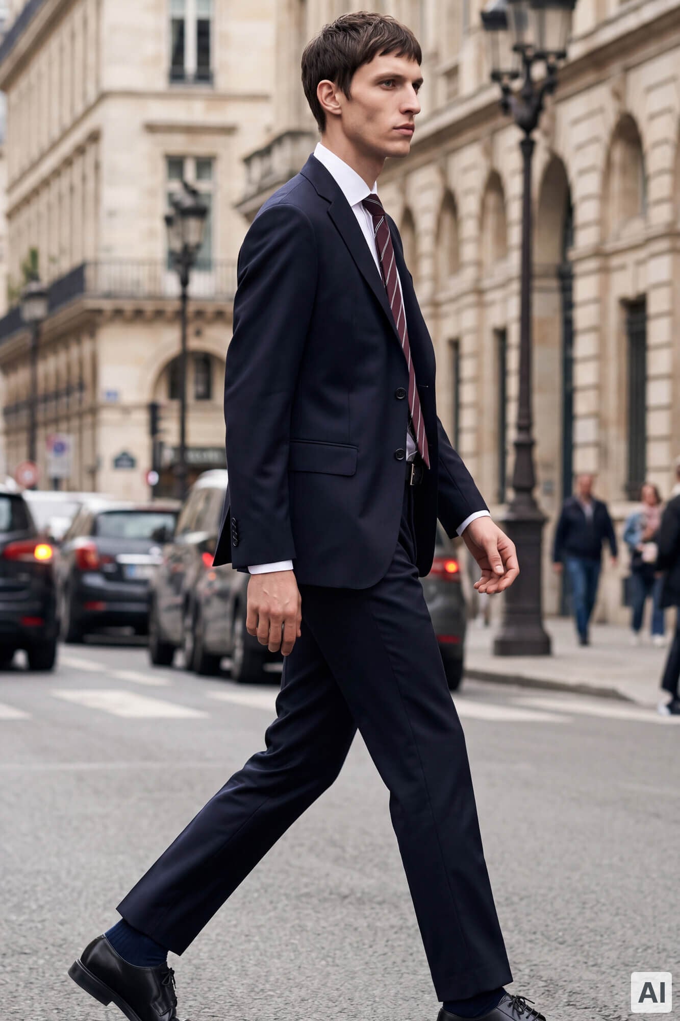 Pedro del Hierro Cal&ccedil;a de fato coordenado tailored em estrutura azul