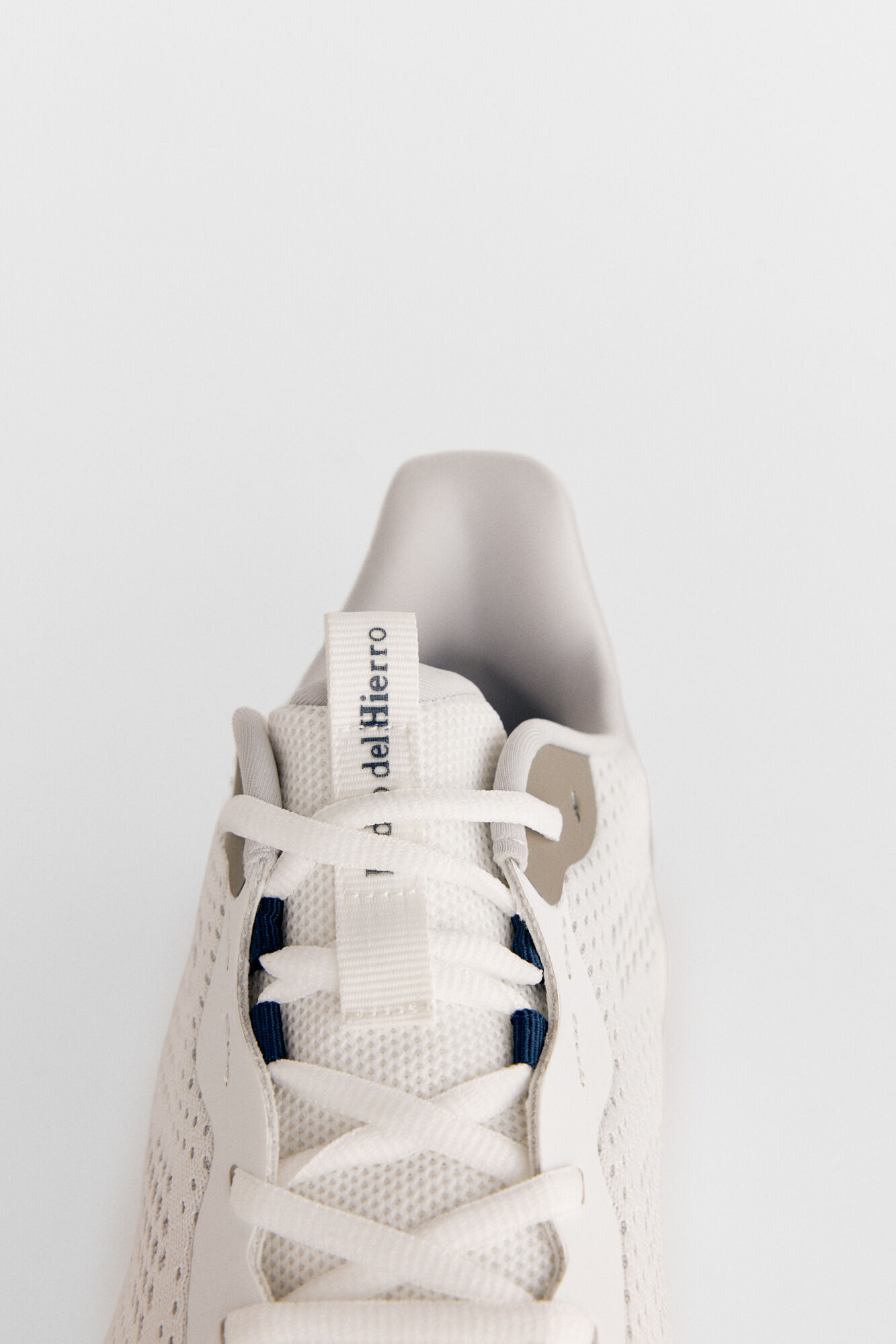 Pedro del Hierro Textile shoe with laces White