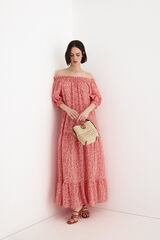 TFP by Tamara Falc&oacute; Contrast tie dress Red
