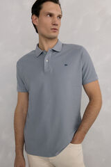 Pedro del Hierro Basic piqu&eacute; polo shirt Grey