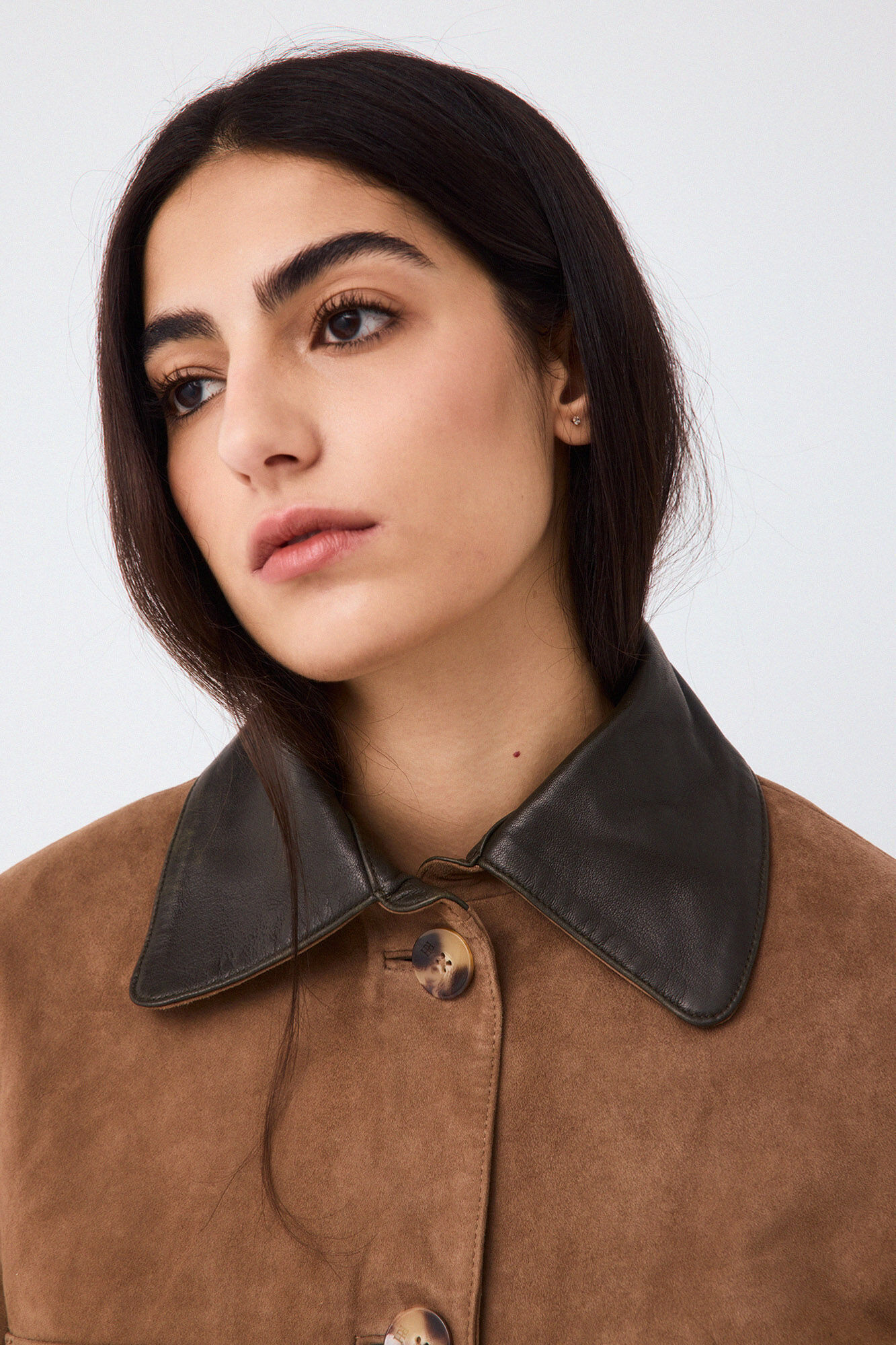 Pedro del Hierro Casaco combinado Marrom