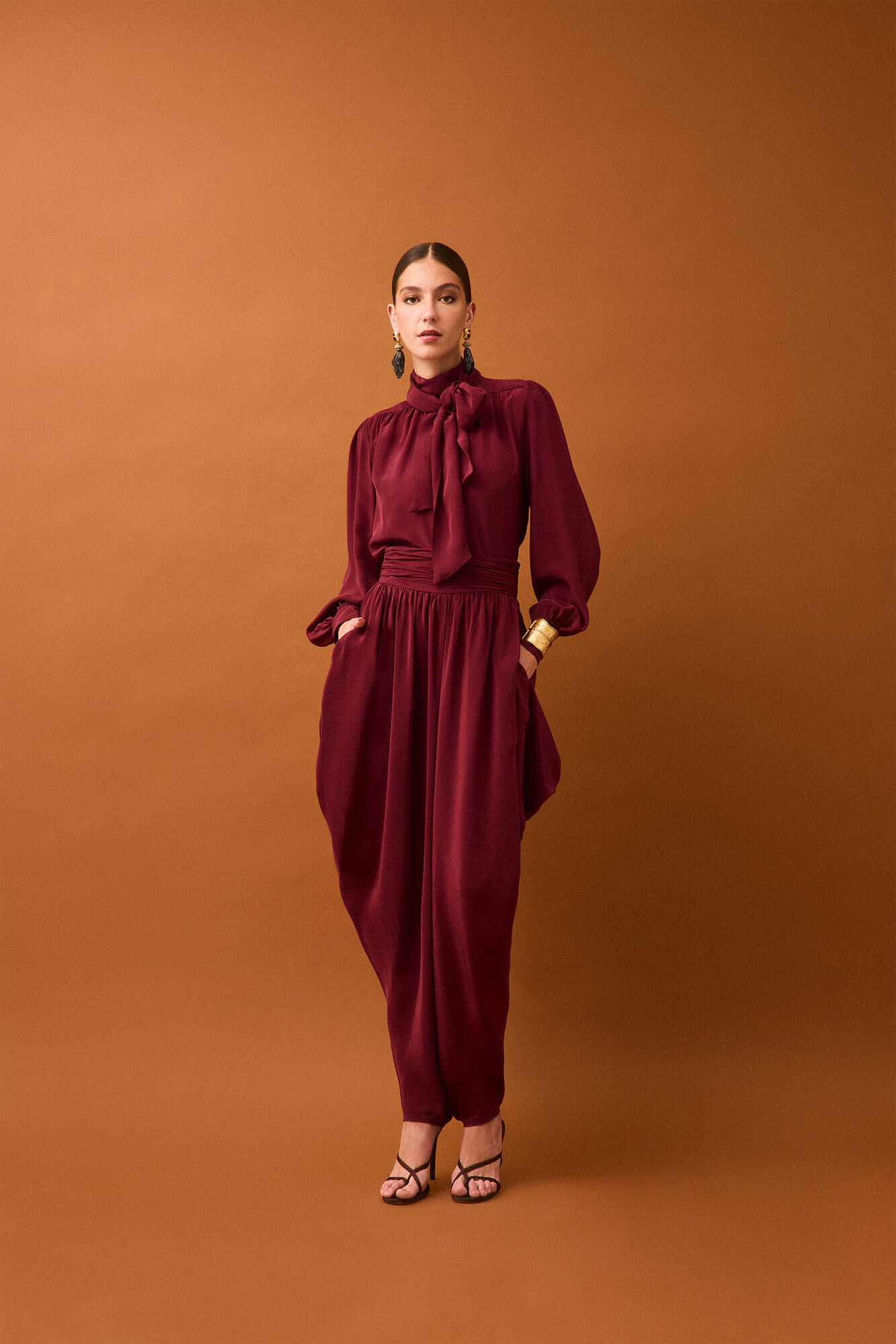 Pedro del Hierro Bow parade blouse
