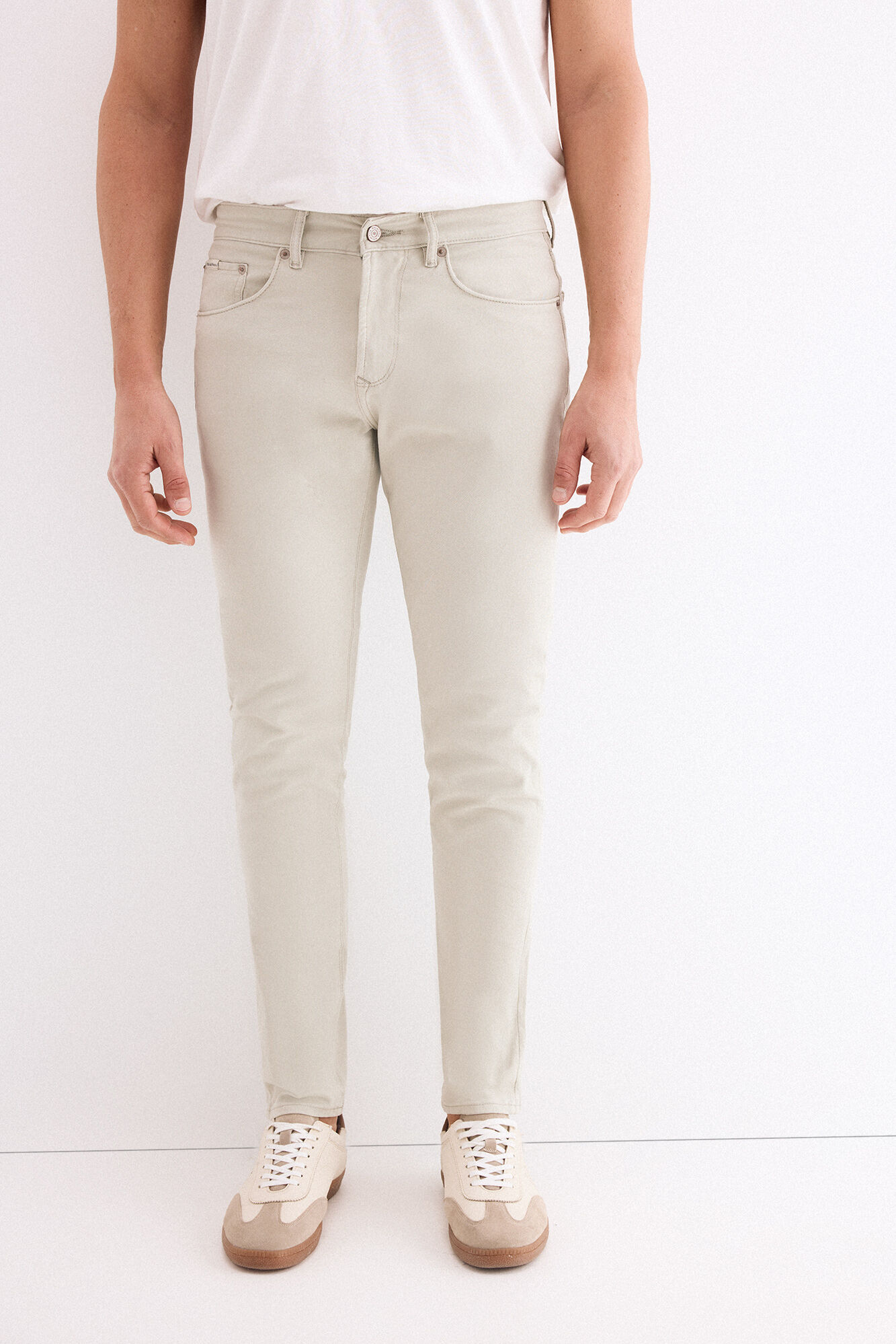 Pedro del Hierro Slim fit 5-pocket trousers Grey