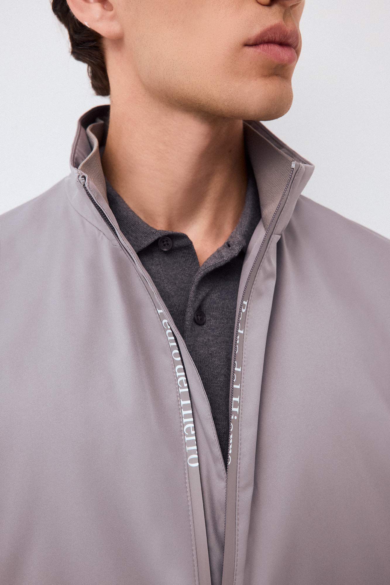 Pedro del Hierro Lightweight technical jacket Grey