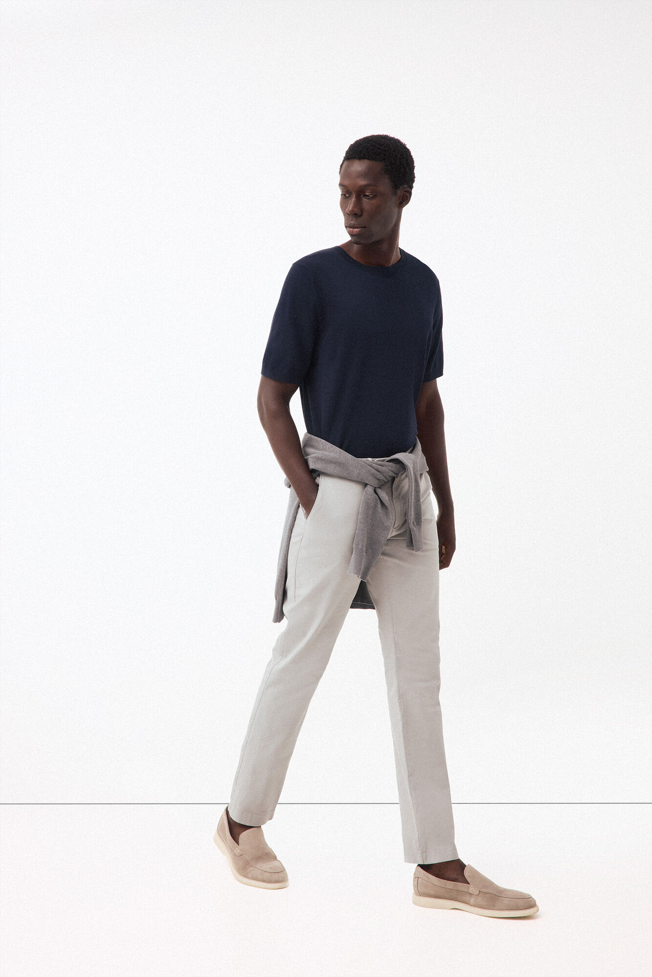 Pedro del Hierro Lightweight structure slim chinos