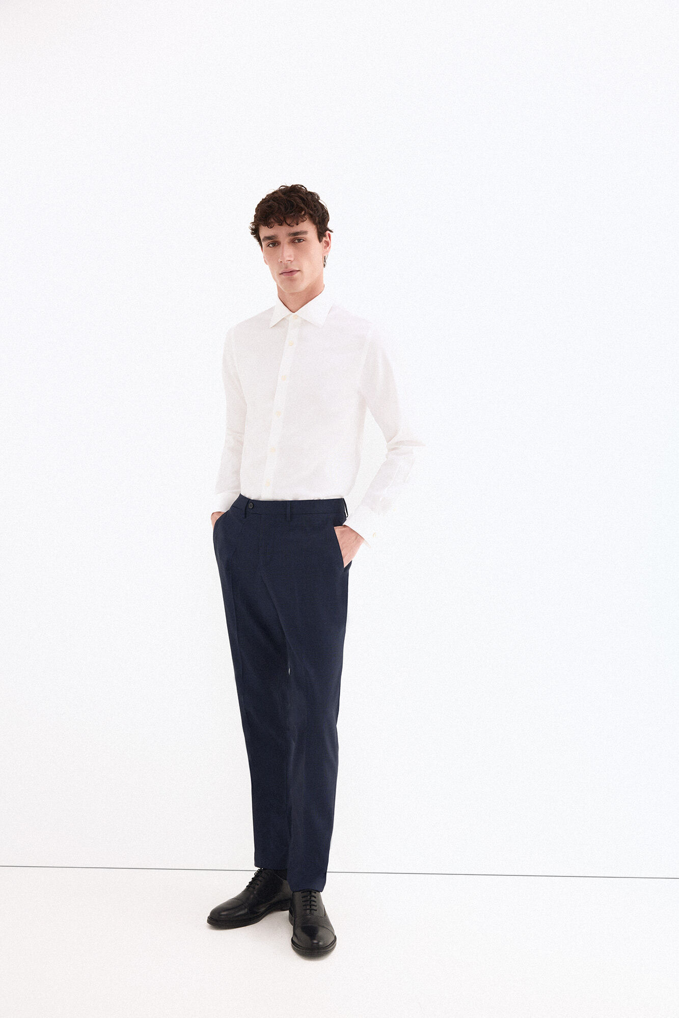 Pedro del Hierro Plaid slim fit trousers