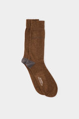 Pedro del Hierro Plain sport sock Brown