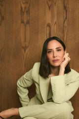 TFP by Tamara Falc&oacute; Double-breasted blazer Green