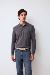 Pedro del Hierro Premium cotton silk cashmere knit jumper Grey