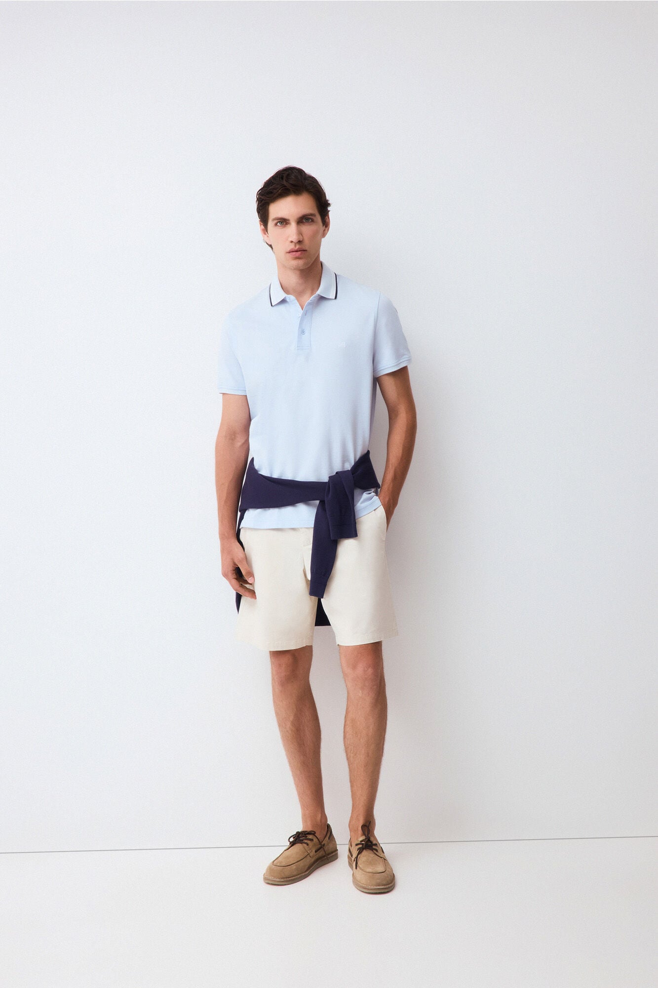 Pedro del Hierro Fancy collared polo shirt