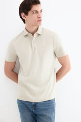 Pedro del Hierro Mercerized polo shirt Brown