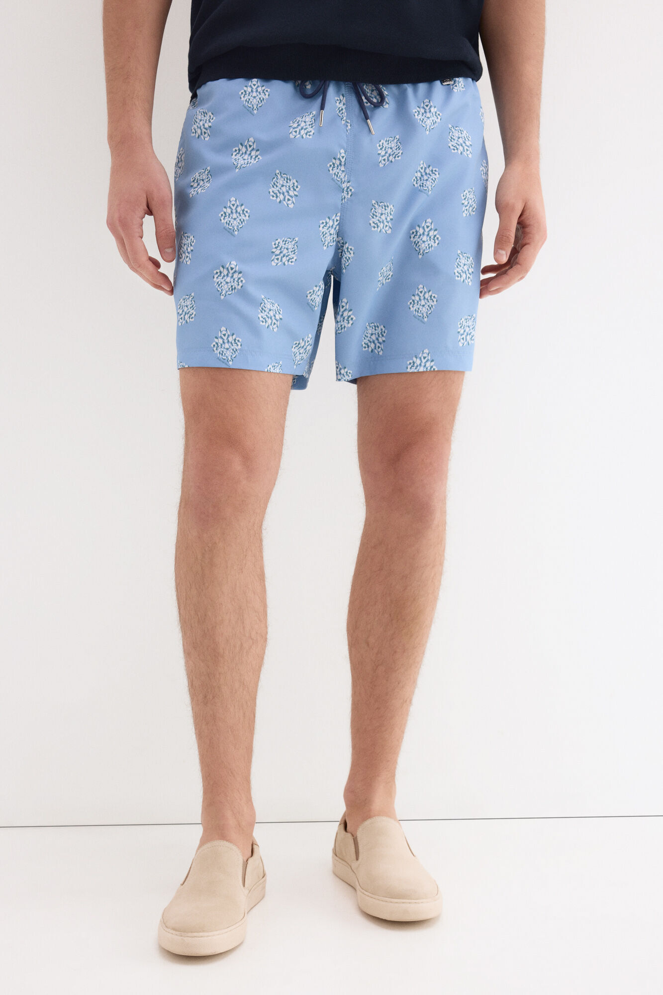 Pedro del Hierro Ethnic print swimwear Blue