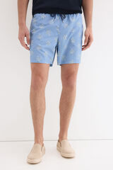 Pedro del Hierro Ethnic print swimwear Blue
