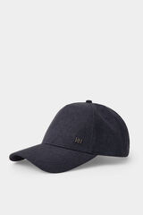 Pedro del Hierro Bon&eacute; com pala em tecido Azul