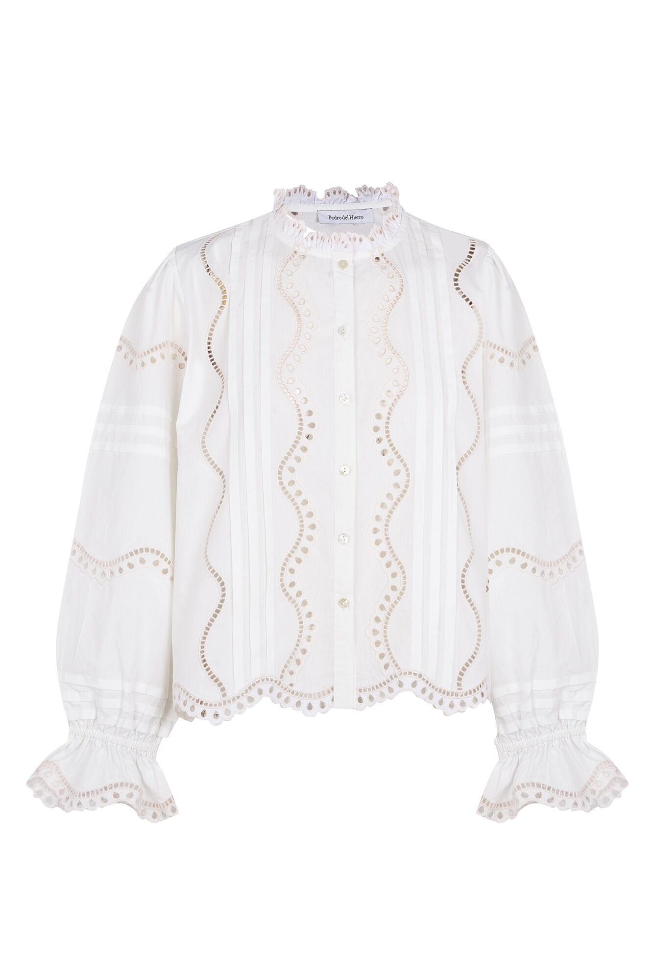 Pedro del Hierro Embroidered blouse White