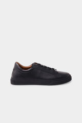 Pedro del Hierro Leather sports shoe with toe cap Black