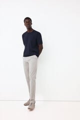 Pedro del Hierro Cotton premium jersey-knit T-shirt Blue