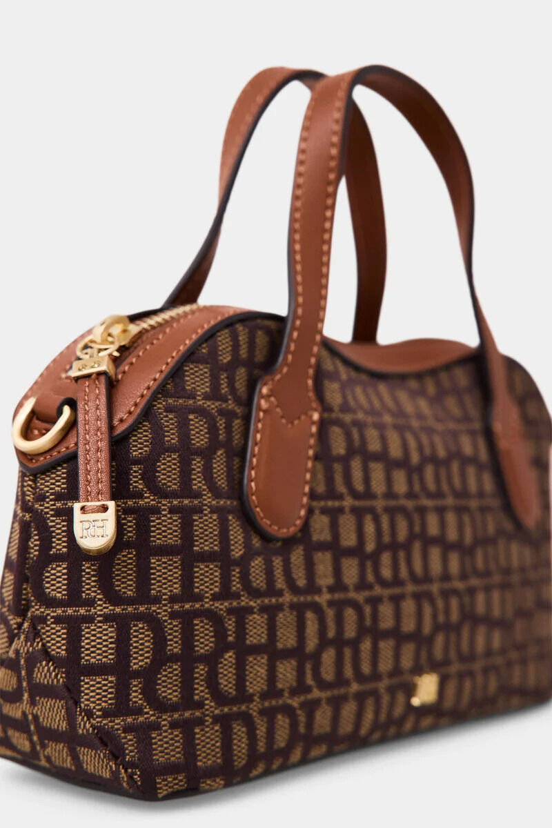 Pedro del Hierro Logo mini handbag Brown
