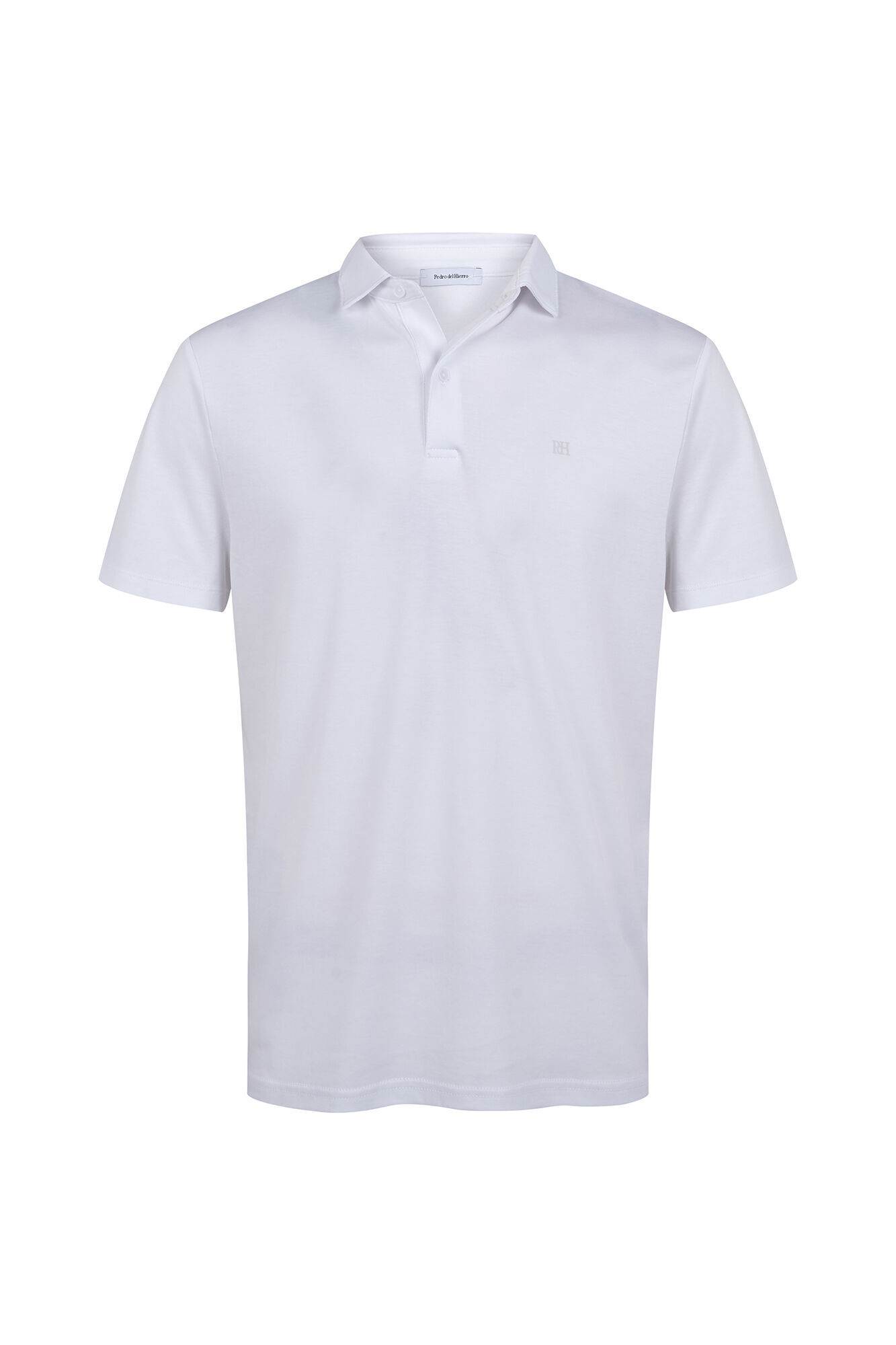 Pedro del Hierro Mercerized polo shirt White