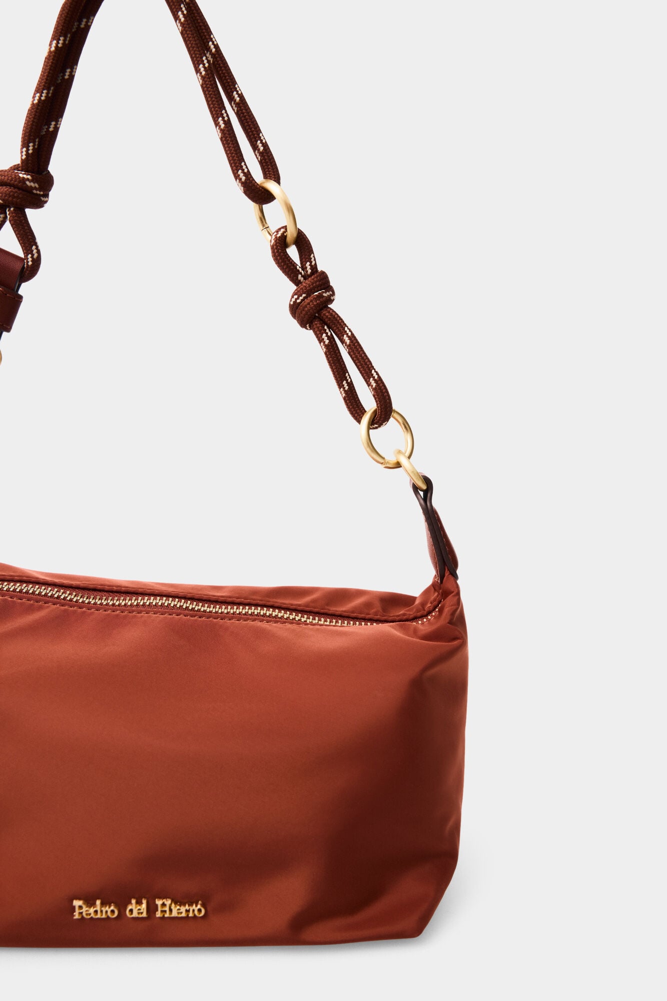 Pedro del Hierro Nylon crossbody bag Orange