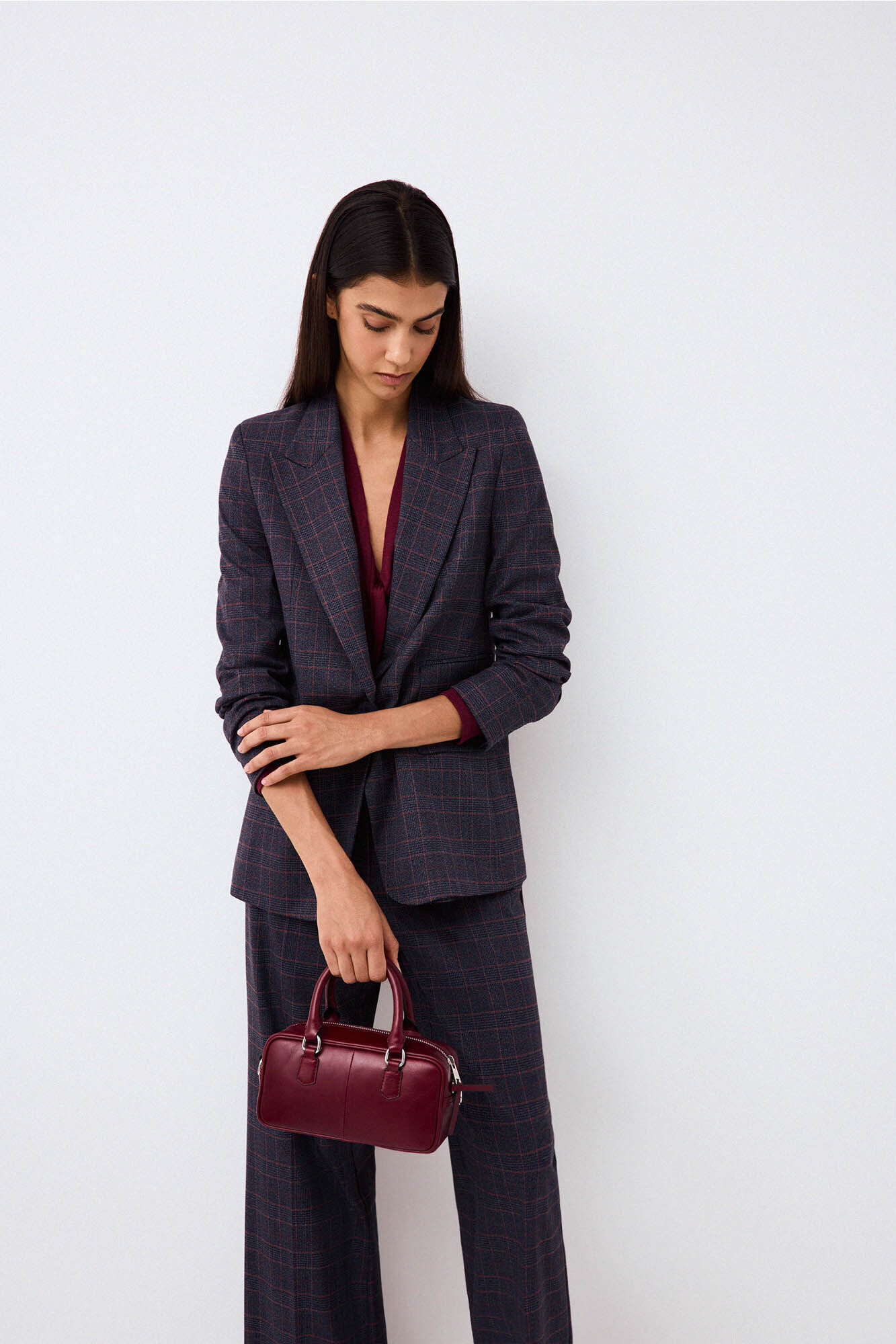 Pedro del Hierro Blazer cuadros entallada
