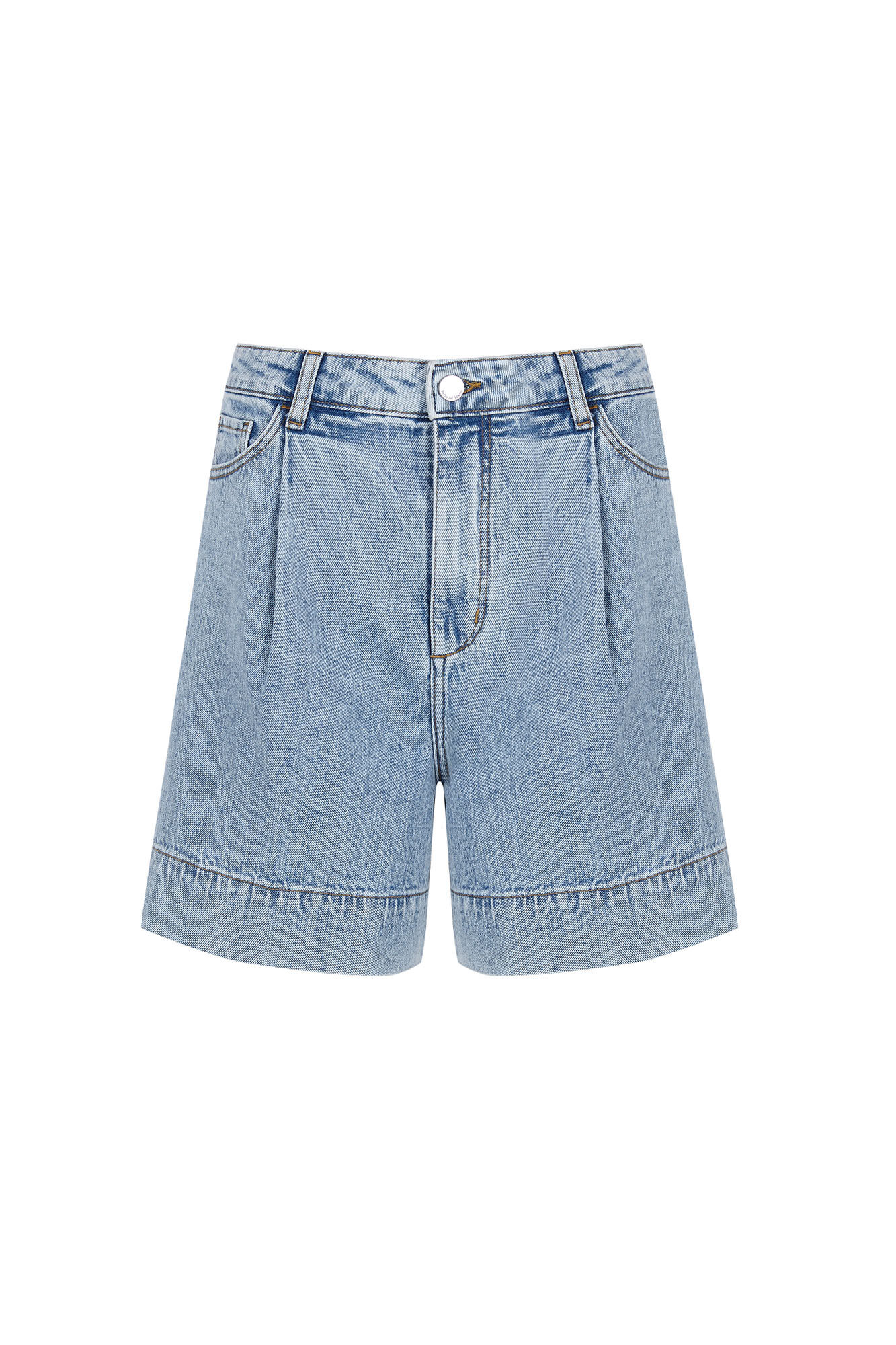 Pedro del Hierro Denim shorts Blue