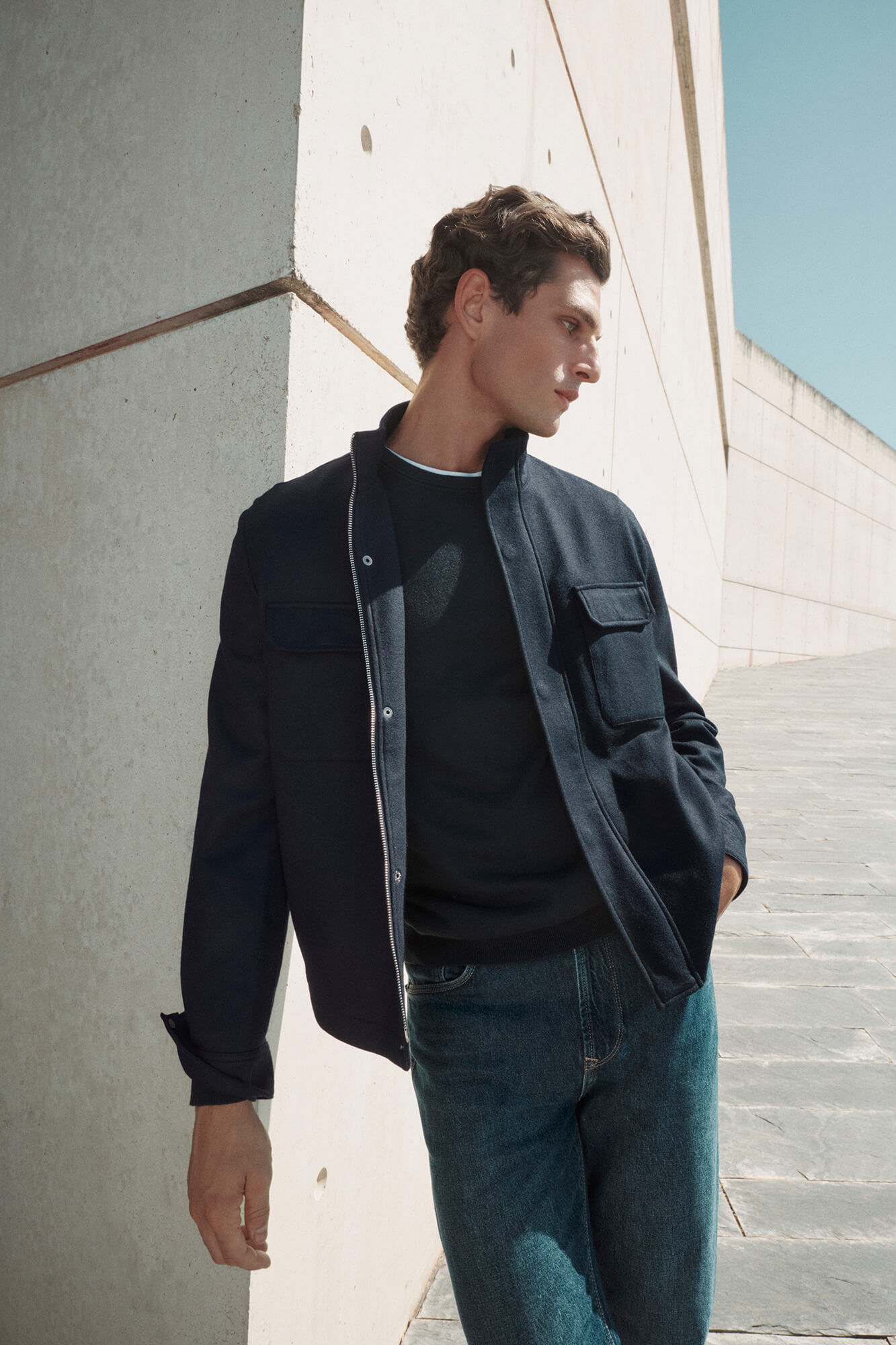 Pedro del Hierro Wool blend knit jacket