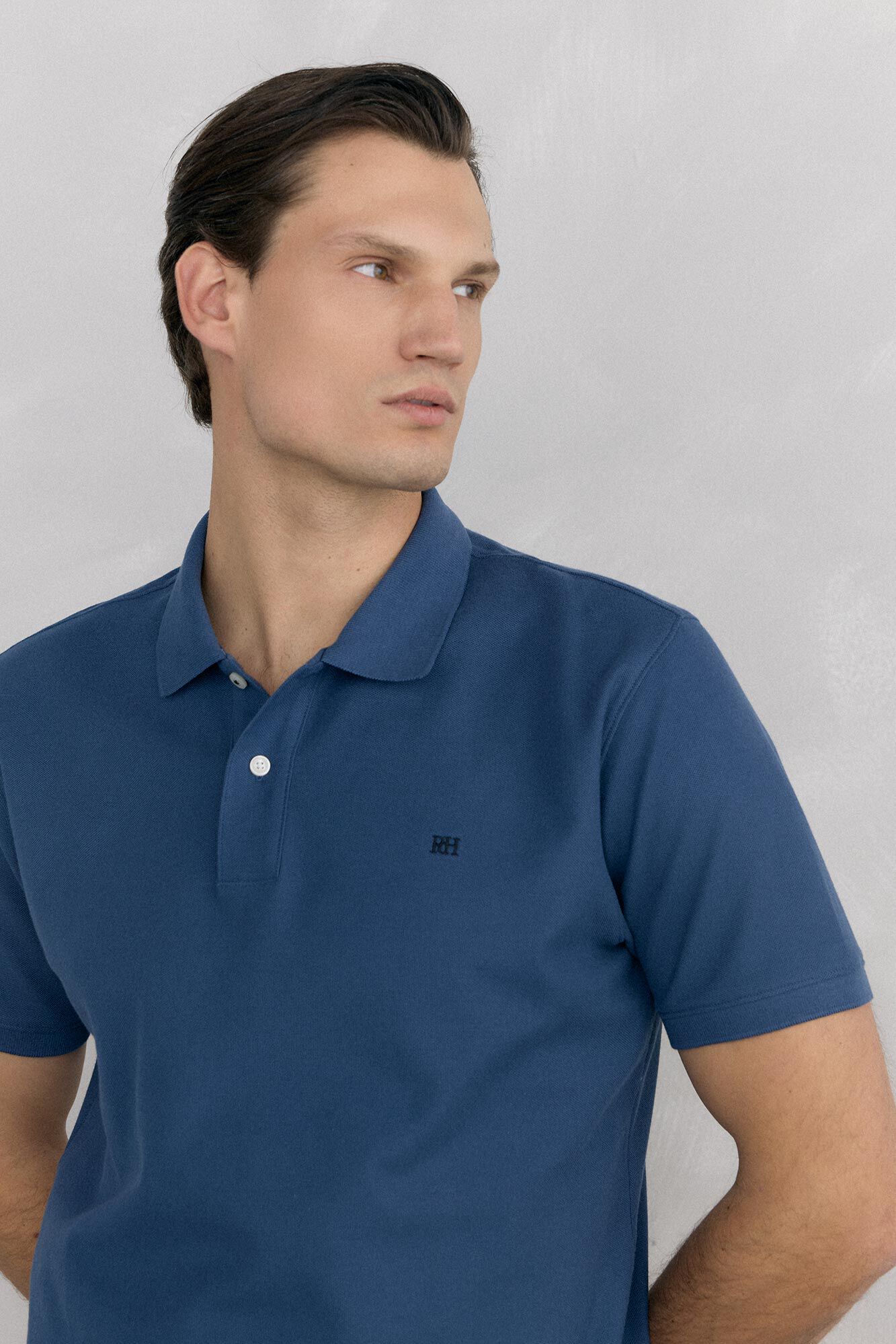 Pedro del Hierro Polo b&aacute;sico em piqu&eacute;