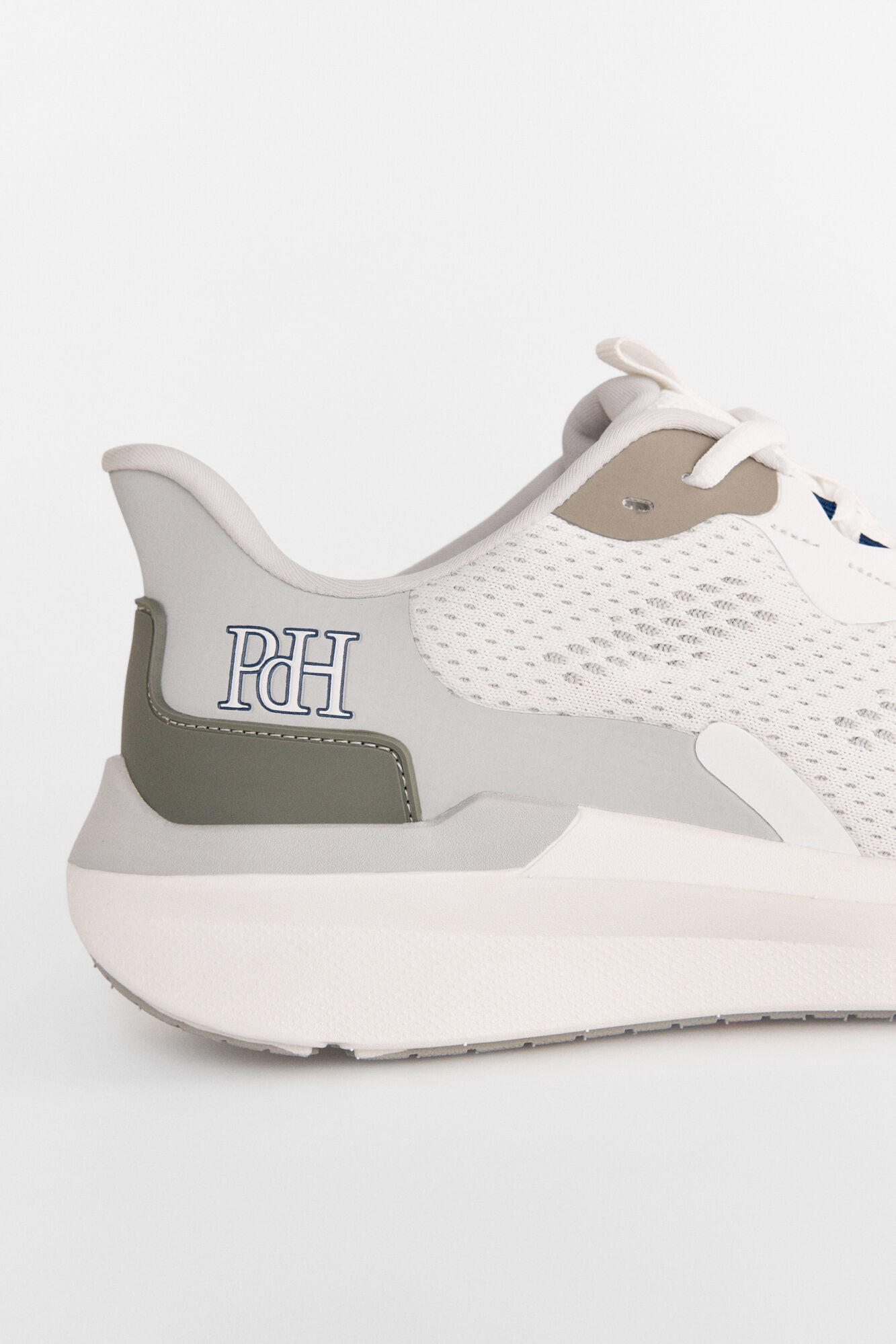 Pedro del Hierro Textile shoe with laces White