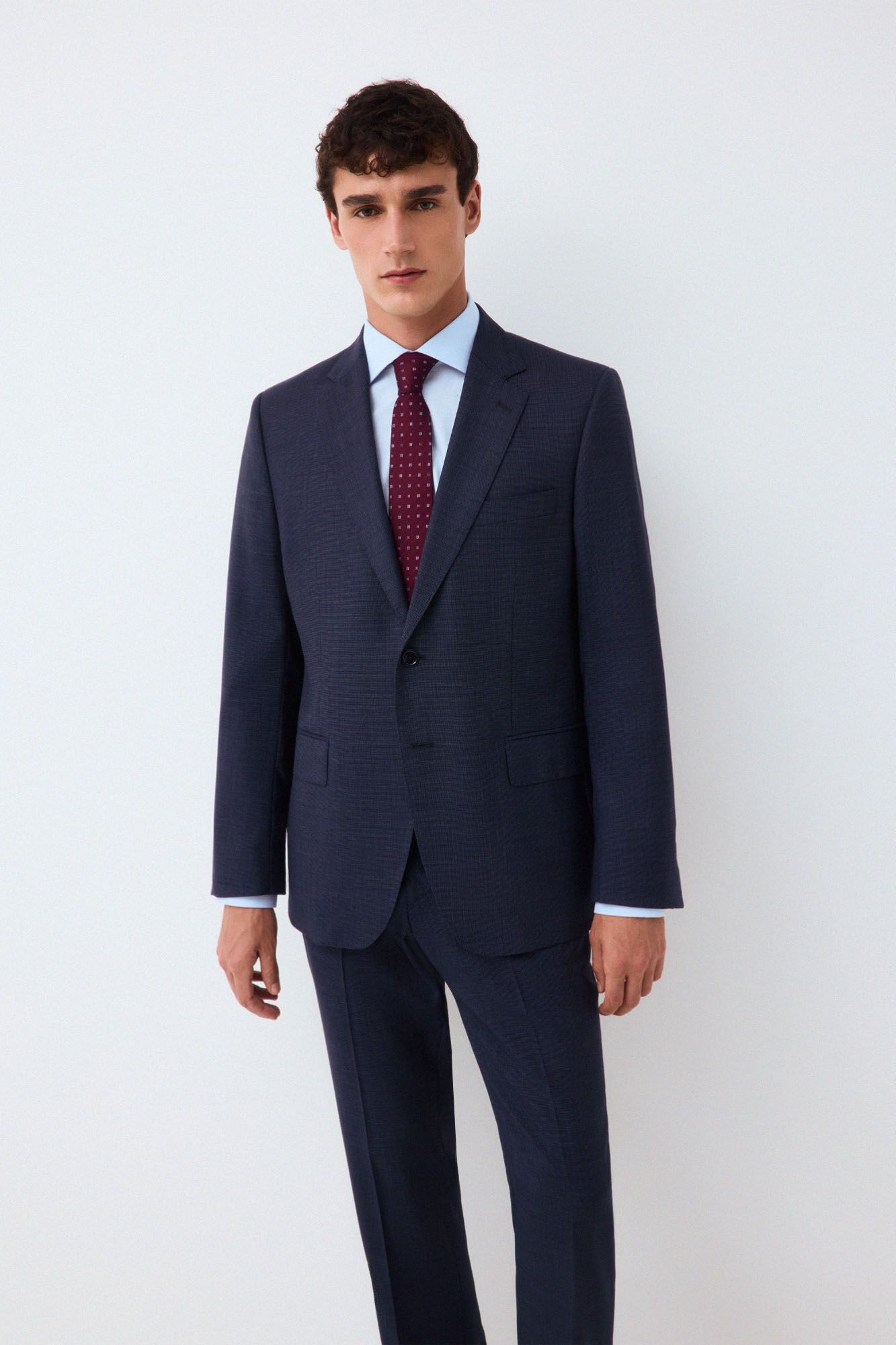 Pedro del Hierro Blue tailored coordinated suit jacket Blue