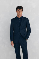 Pedro del Hierro Blazer estilo olho de p&aacute;ssaro com dois el&aacute;sticos e corte slim Azul