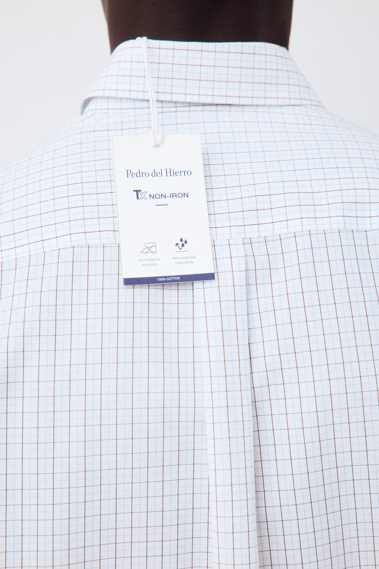 Pedro del Hierro Plaid shirt Blue