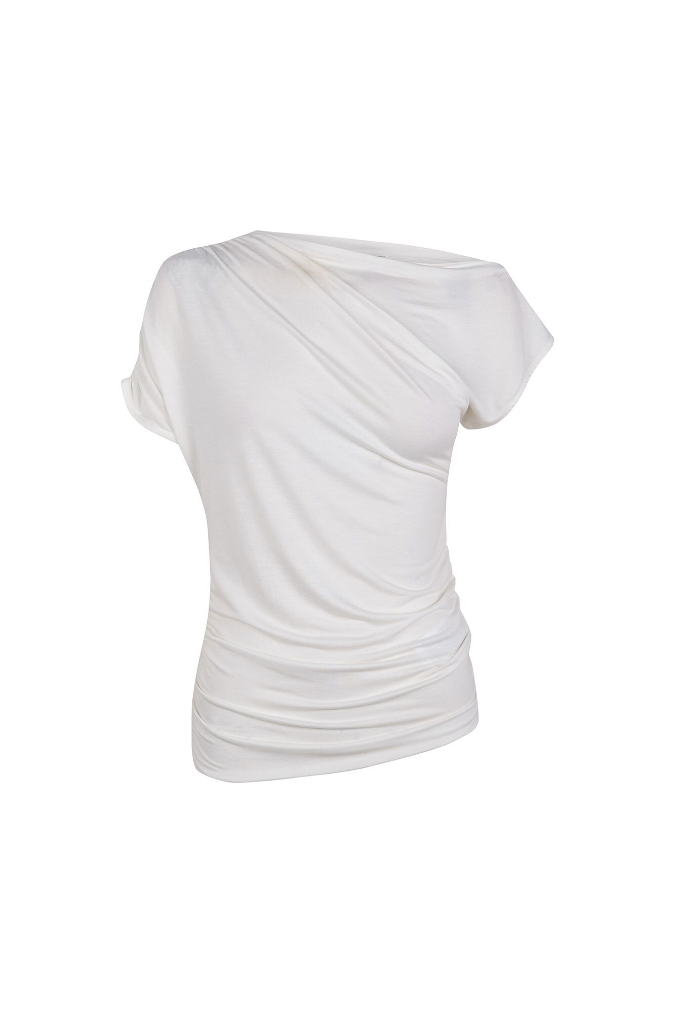 Pedro del Hierro Draped sleeveless T-shirt White