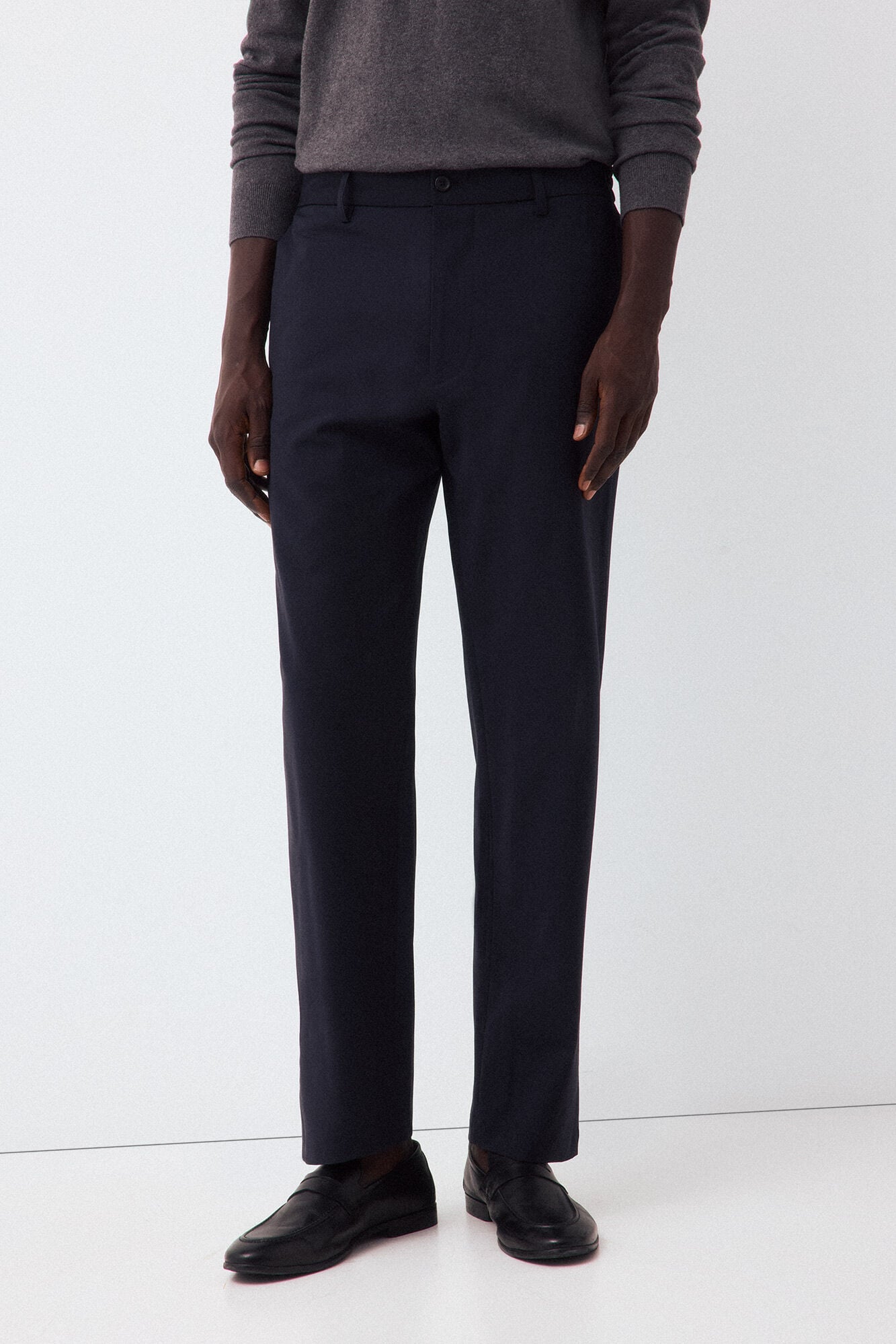 Pedro del Hierro Cal&ccedil;a com el&aacute;stico atr&aacute;s regular Azul