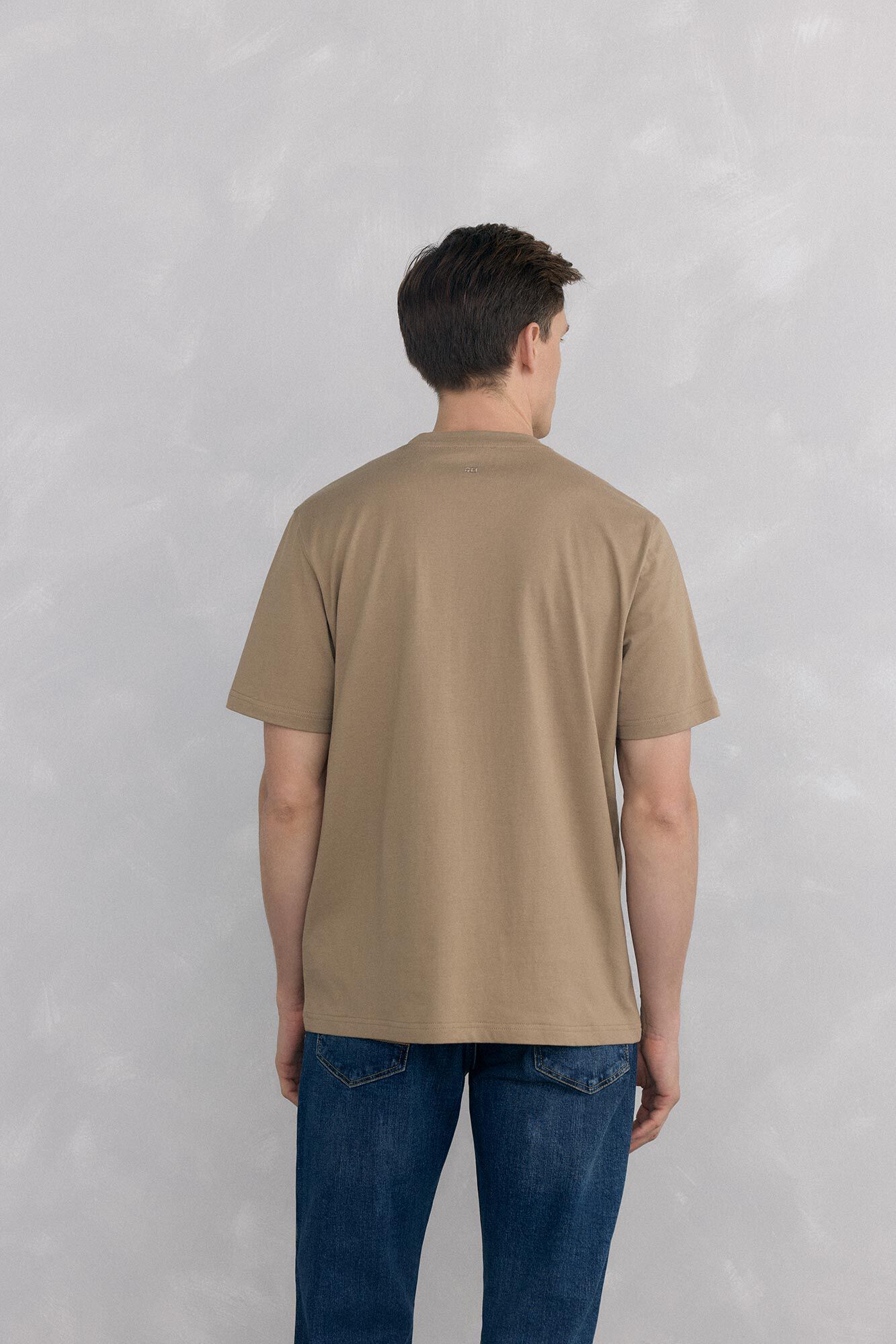 Pedro del Hierro T-shirt logo grande Beige