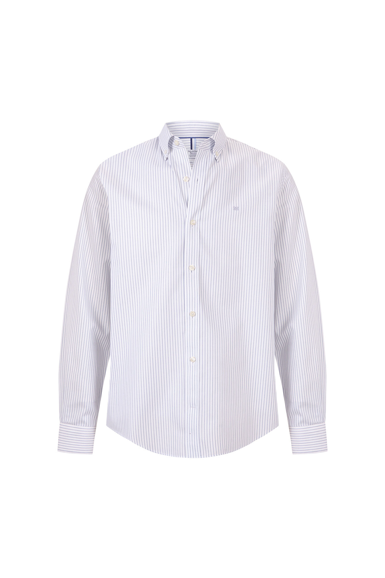 Pedro del Hierro Camisa de riscas Azul