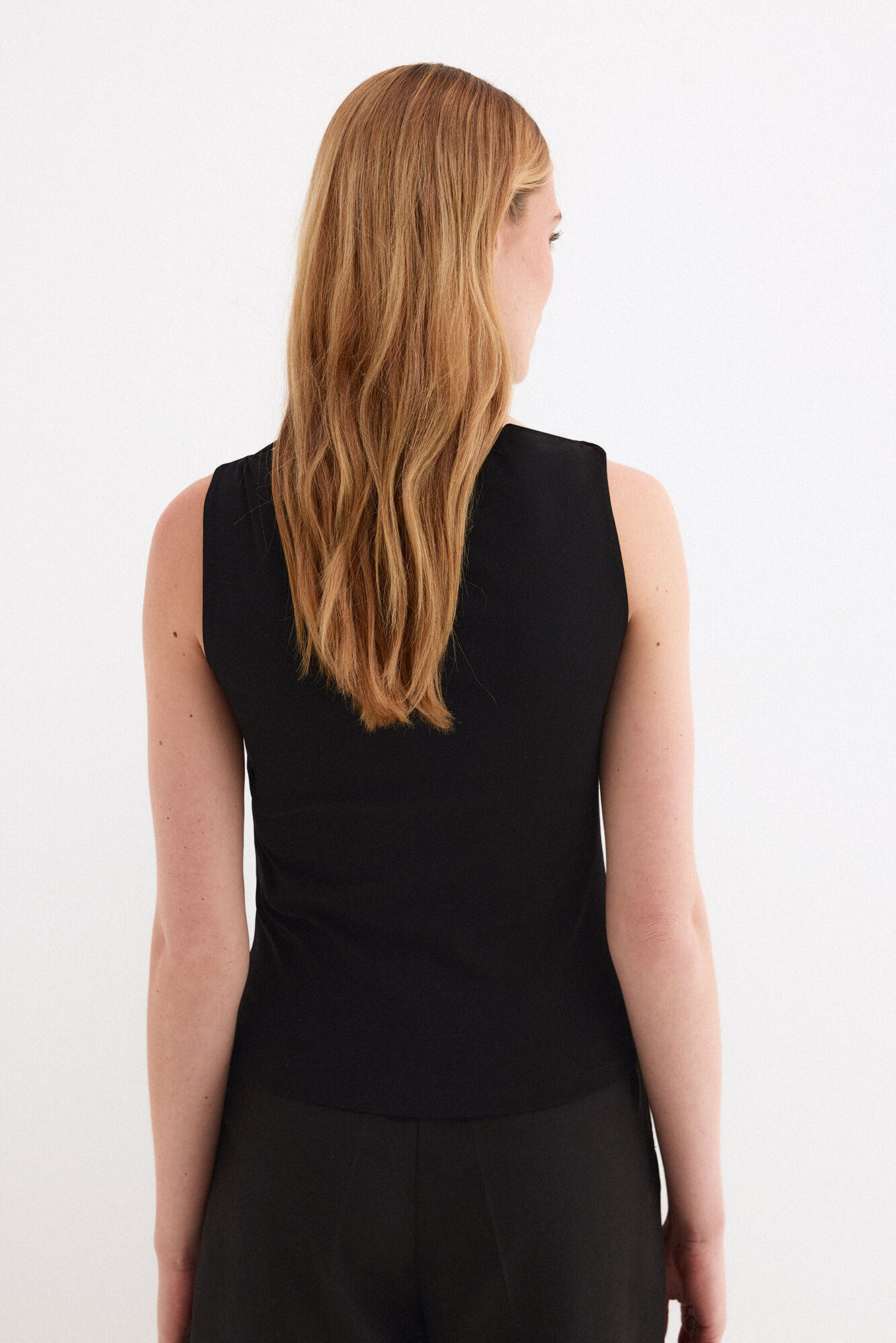 Pedro del Hierro Sleeveless T-shirt Black