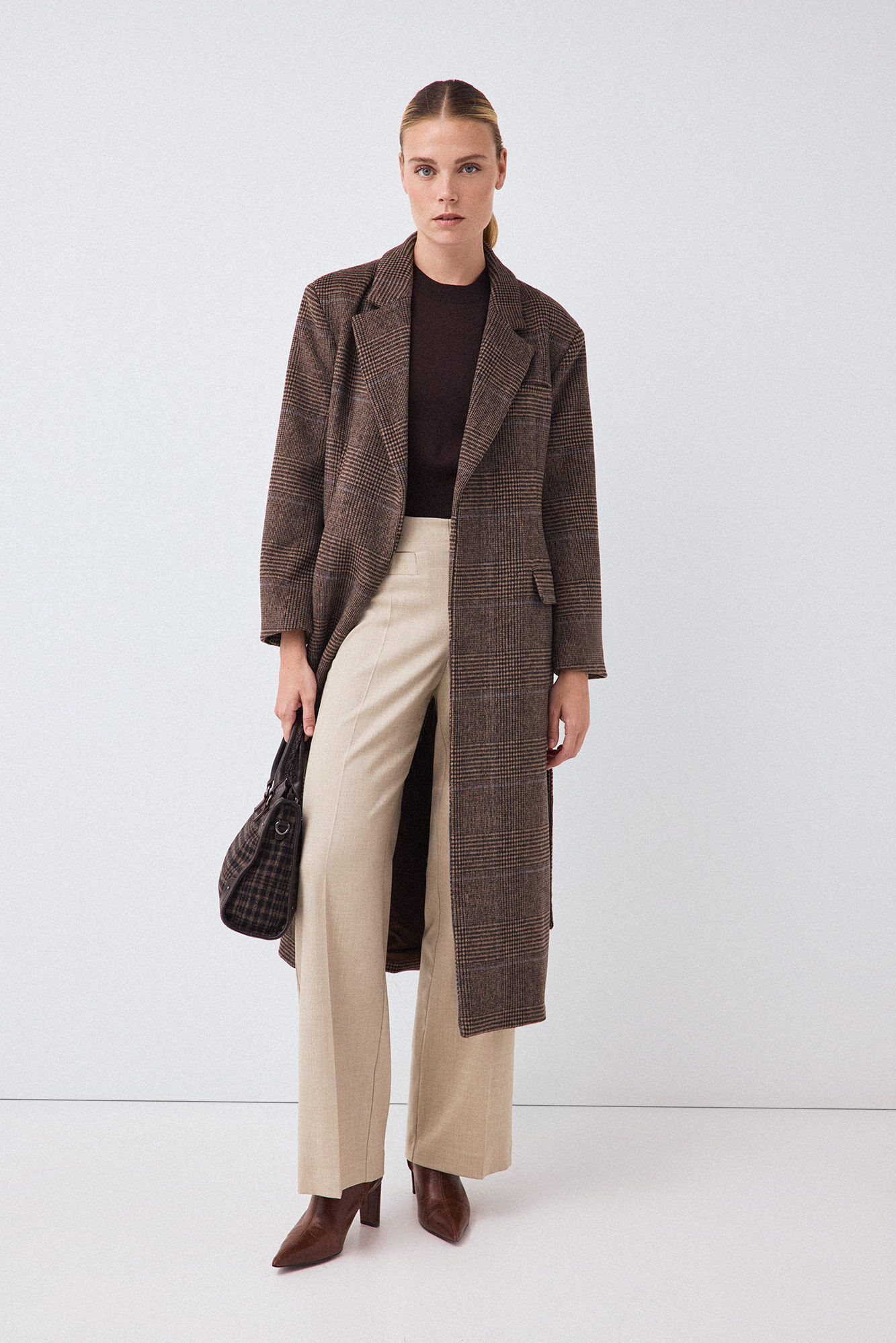 Pedro del Hierro Straight leg trousers with pockets