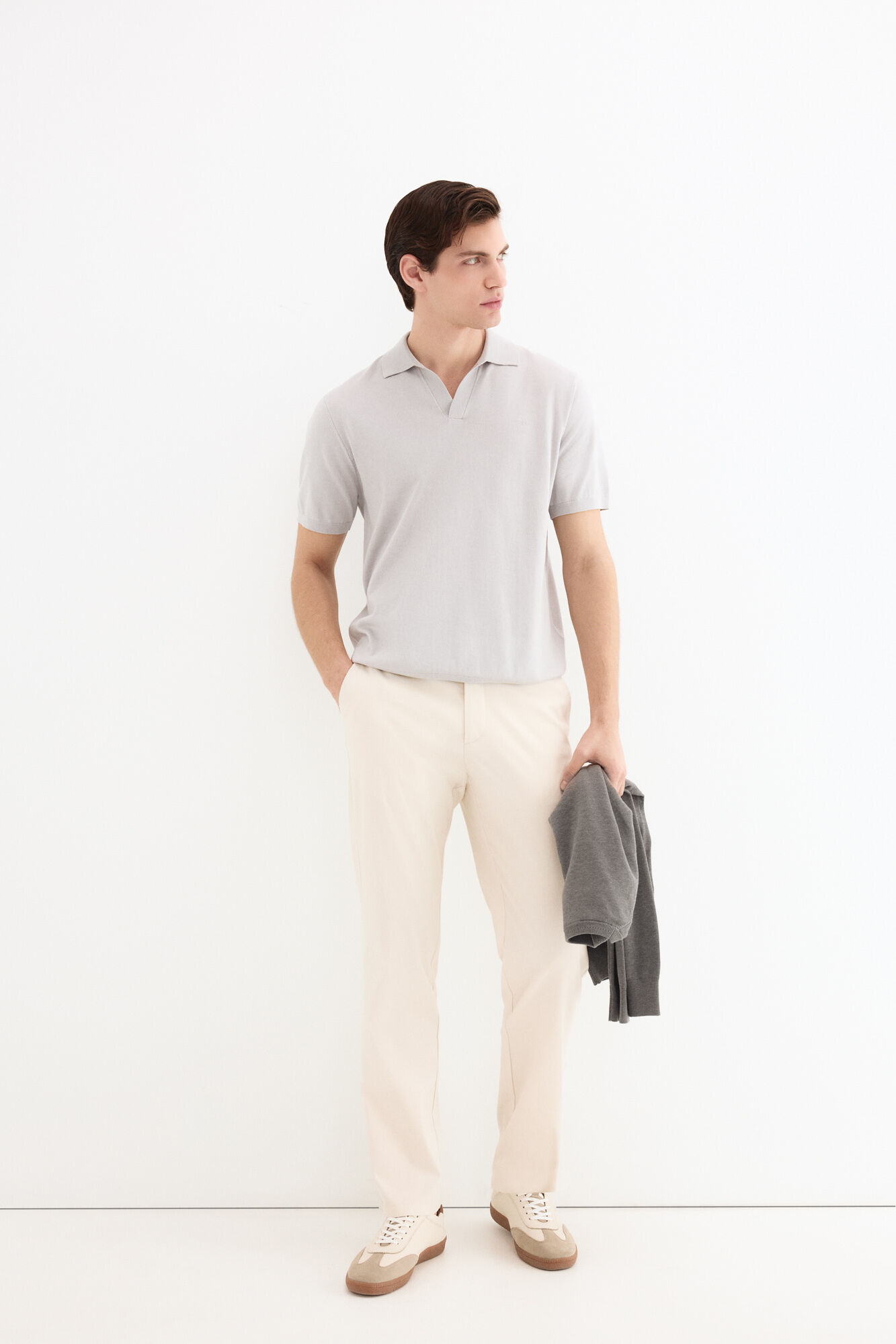 Pedro del Hierro Cotton premium short sleeve polo shirt