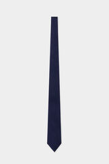 Pedro del Hierro Extra-fine silk tie Blue